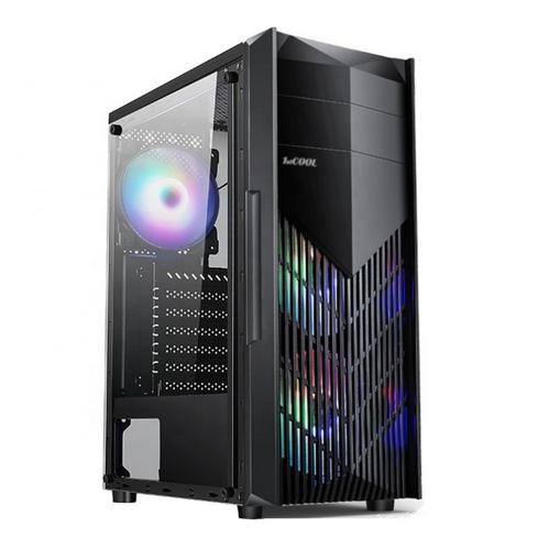 1stCOOL Middle Tower MONSTER EVO, ATX black černý, bez zdroje, fulltower ATX (USB3+ Audio+ Transparentní bočnice) (PC case) - AGEMcz
