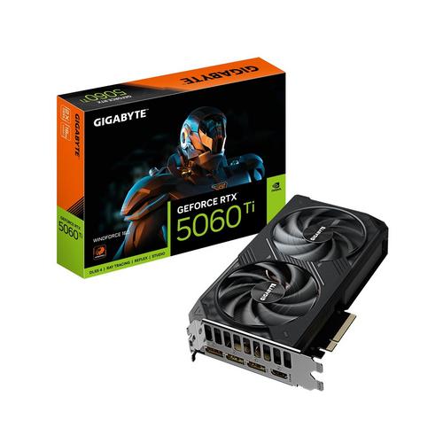 GIGABYTE VGA GeForce RTX 5060 Ti WINDFORCE 16G, 16G GDDR7, 3xDP, 1xHDMI - AGEMcz