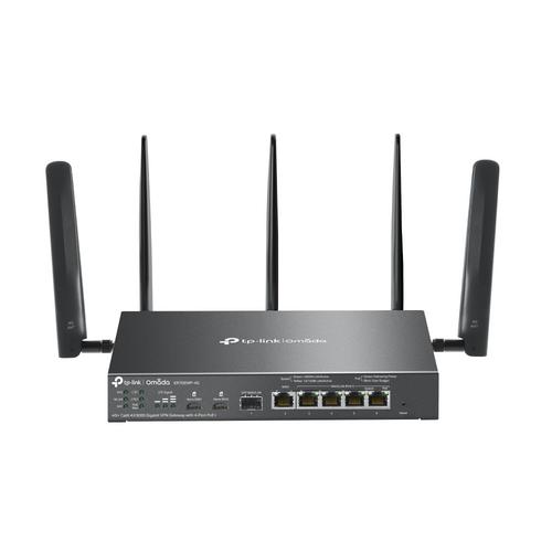 TP-LINK ER706WP-4G Omada 4G+ Cat6 AX3000 Gigabitová VPN gateway se 4 porty PoE+ - AGEMcz