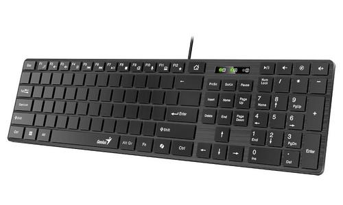 GENIUS klávesnice Slimstar K500 education spepá bez pismen USB black (černá) - AGEMcz