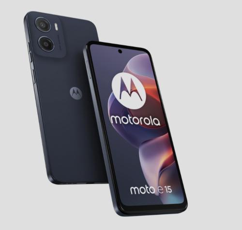 MOTOROLA Moto E15 2+64GB Dual SIM Denim Blue - Novinky AGEMcz