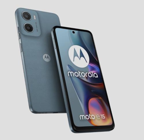 MOTOROLA Moto E15 2+64GB Dual SIM Misty Blue - Novinky AGEMcz