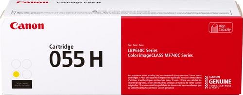 CANON CRG 055 H originální toner žlutá pro LBP664Cx, LBP663Cdw, MF746Cx, MF744Cdw, MF742Cdw - AGEMcz