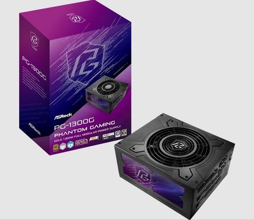 ASROCK zdroj 1300W Phantom Gaming PG-1300G, ATX3.1, PCIe5.1, 12V-2x6 - AGEMcz