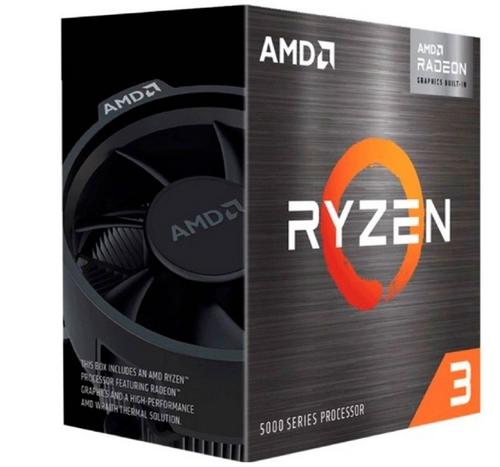 AMD cpu Ryzen 3 5300G AM4 Box (s chladičem, 4.0GHz / 4.2GHz, 8MB cache, 65W, 4x jádro, 8x vlákno), s grafikou, Zen3 Cezanne 7nm CPU - AGEMcz