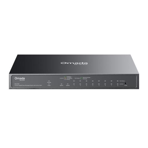 TP-LINK ES210GP Omada 10portový gigabitový easy managed switch s 8 porty PoE+ - Novinky AGEMcz