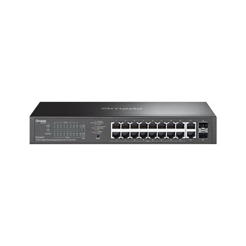 TP-LINK ES220GP Omada 20-Port Gigabit Easy Managed Switch s 16-Porty PoE+ - Novinky AGEMcz