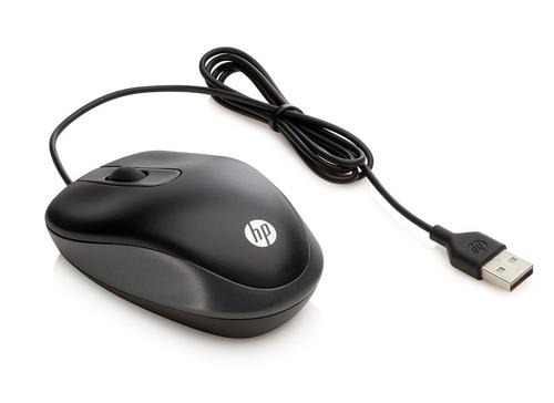 HP myš HP Cestovní myš, USB, black - AGEMcz