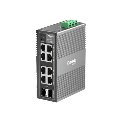 TP-LINK IES208G Omada 8portový gigabitový průmyslový Easy Mnaged switch - Novinky AGEMcz
