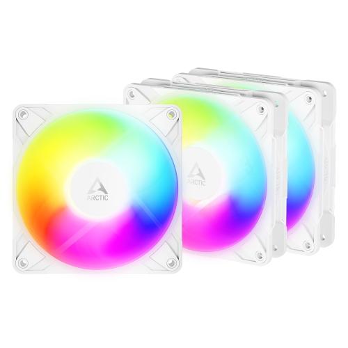 ARCTIC P12 Pro A-RGB Reverse Value pack (3 ks) ventilátor - 120mm, white - Novinky AGEMcz