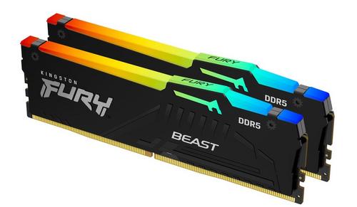 KINGSTON 32GB=2x16GB DDR5 6000MHz CL30 Fury Beast RGB EXPO/XMP - AGEMcz