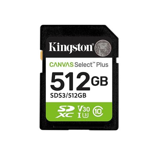 KINGSTON SD card SDXC 512GB Canvas Select Plus - AGEMcz
