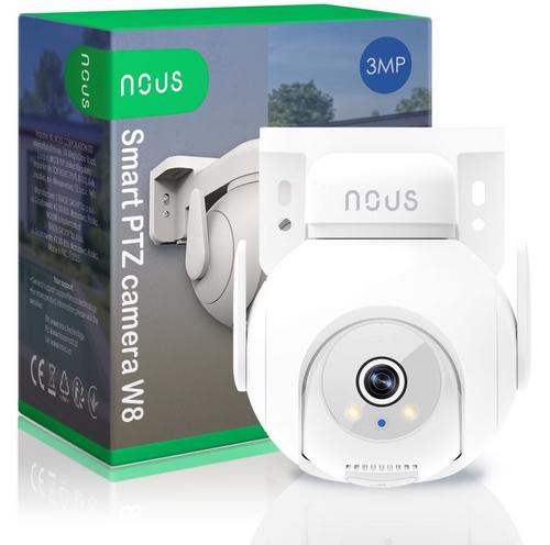 NOUS W8, Smart WiFi PTZ 2K venkovní kamera 2K/3MPix, kompatibilní s Tuya - AGEMcz