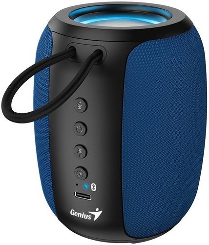 GENIUS repro SP-915BT modrý Bluetooth, 5W, LED podsvícení, USB-C - AGEMcz