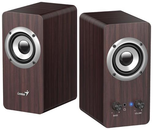 GENIUS repro SP-HF400 10W RMS 2.0 tmavé dřevo - Novinky AGEMcz