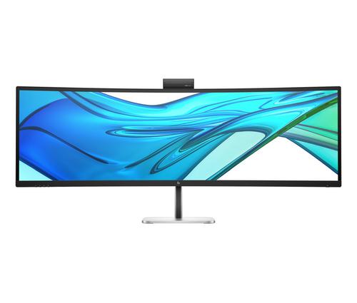 HP LCD HP 549pm Conferencing Monitor 49", 5120x1440 DQHD, VA AG 1800R, 400nits, 165Hz, 4000:1, 5ms, 32:9, DP 1.4, HDMI 2.1, 2xUSB-C 140W, USB-C 15W, 3x USB-A, repro, IR 5MP webcam, RJ-45, Výškově nastavitelný stojan - AGEMcz