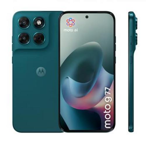 MOTOROLA Moto G77 8+256GB 5G Dual SIM PANTONE Shaded Spruce - Novinky AGEMcz