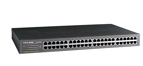 TP-LINK TL-SF1048 (použitý) 48port 48xTP 10/100Mbps 48port switch rackmount + 1 uplink - Doprodej AGEMcz