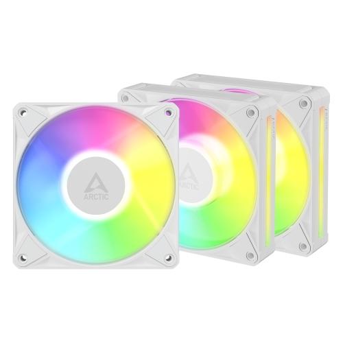 ARCTIC BioniX P12 A-RGB value pack (3ks) ventilátor - 120mm, white - Novinky AGEMcz