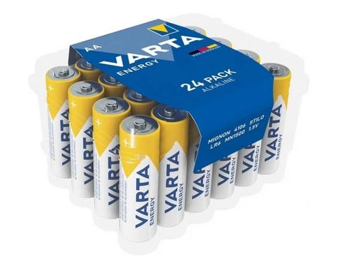 VARTA 24pack Energy AA/LR6 baterie alkalické - AGEMcz