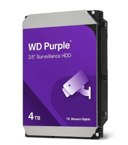 WDC WD44PURZ hdd 4TB SATA3-6Gbps 5400rpm 128MB CMR (řada PURPLE - AGEMcz