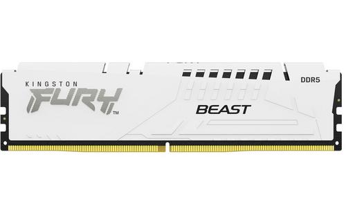 KINGSTON 16GB DDR5 6000MHz CL30 Fury Beast EXPO a XMP, bílá - AGEMcz