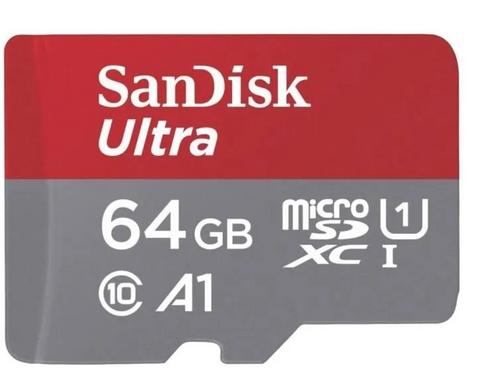 SANDISK Ultra Micro SD card SDXC 64GB + SD Adapter 140 MB/s A1 Class 10 UHS-I - AGEMcz
