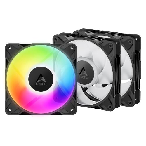 ARCTIC P12 Pro A-RGB LN Value pack (3 ks) ventilátor - 120mm, black - AGEMcz